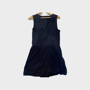 Women's One Piece Solid V-Neck Sleeveless Romper / Black / Size Small